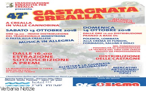 Falmenta
47^ Castagnata a Crealla Falmenta
47^ Castagnata a Crealla