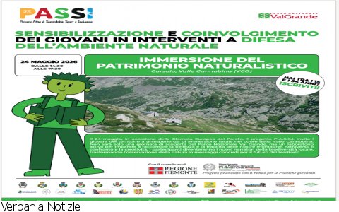 Verbania
Progetto PASSI in Val Grande Verbania
Progetto PASSI in Val Grande