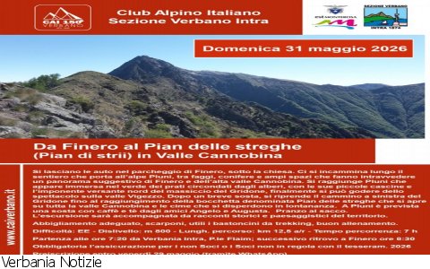 Malesco
Da Finero al Pian delle streghe Malesco
Da Finero al Pian delle streghe
