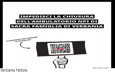 Verbania
Contro la chiusura servizi NPI Sacra Famiglia 13mila firme Verbania
Contro la chiusura servizi NPI Sacra Famiglia 13mila firme